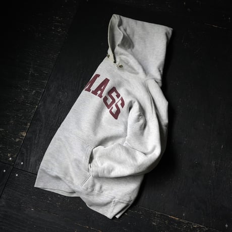 80s Champion Reverse Weave Double Face Hoody - UMASS