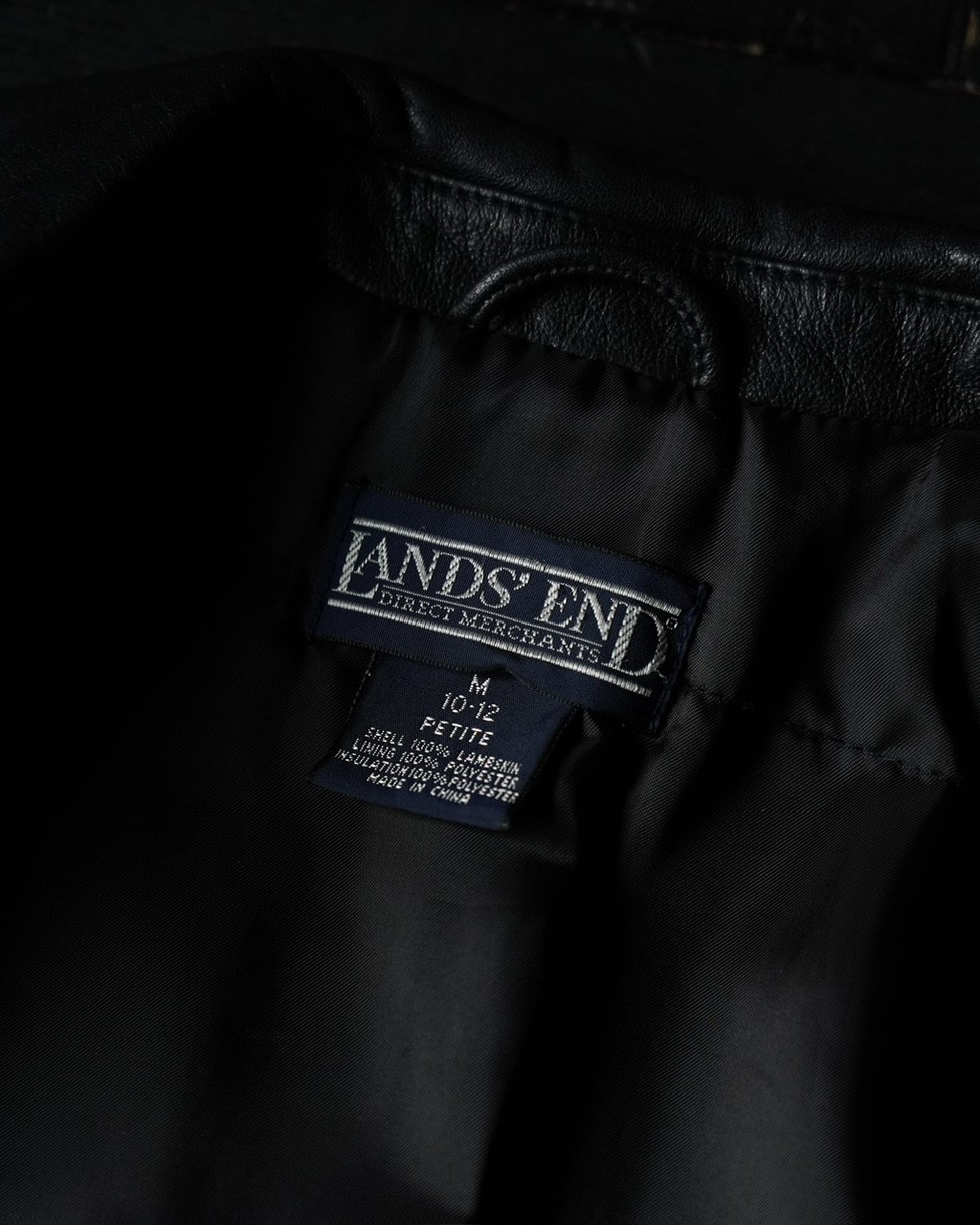 Lands' End Leather Jacket (90s M) | globule mag.