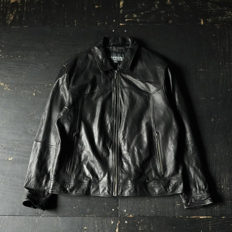 Eddie Bauer Zipped Leather Jacket (00s XL) | gl