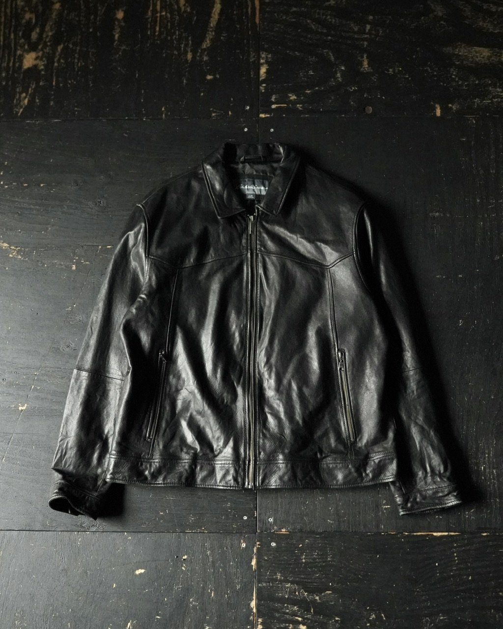 ジャケット・アウター 00s Eddie bauer short leather blouson eddie bauer 2000s leather jacket 短丈 io