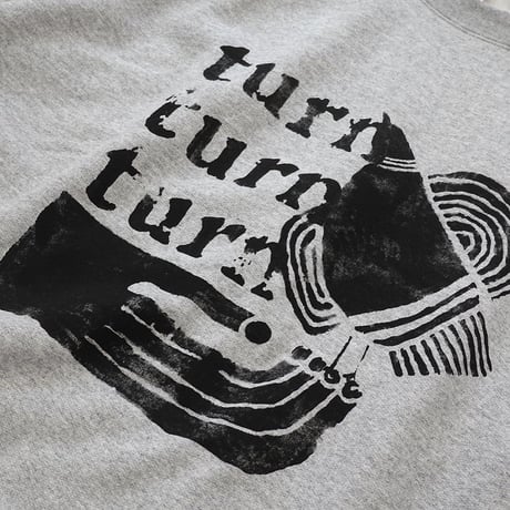 Yoshinori Kato × globule mag. Dual Hand Printed Crew Neck Shirt  - Turn Turn Turn