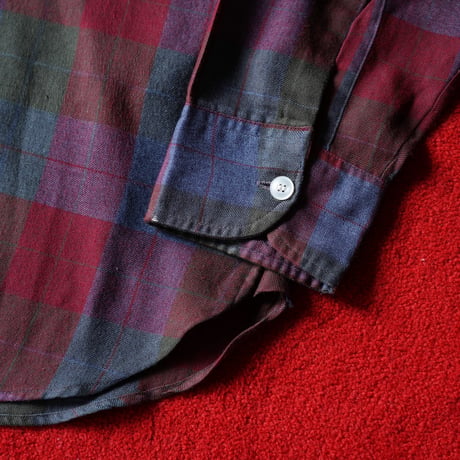 60-70s Mcgregor Plaid Button Down Shirt