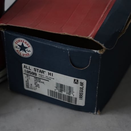 Converse All Star Hi Leather  (90s Red US9 1/2 Dead Stock)