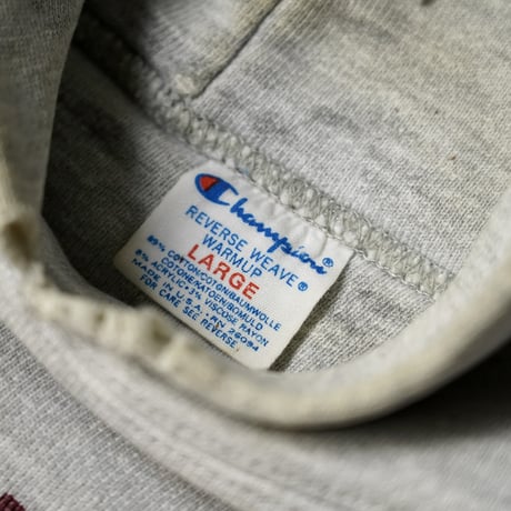 80s Champion Reverse Weave Double Face Hoody - UMASS