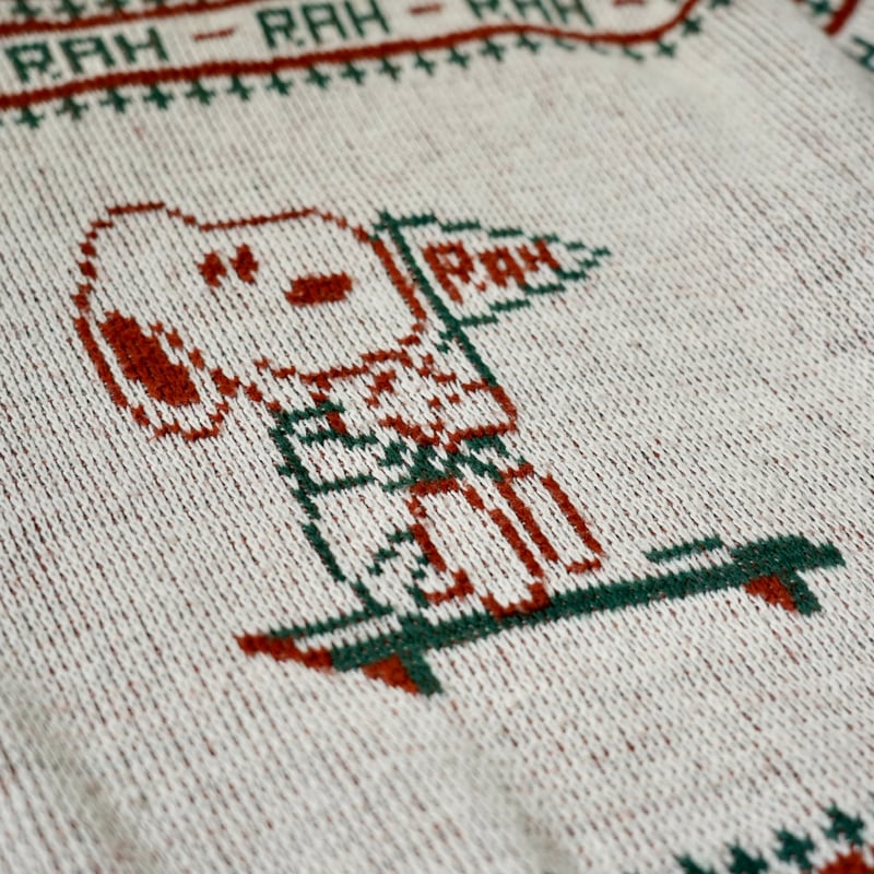 Arrow Snoopy Pattern Sweater | globule mag.