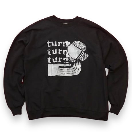 Yoshinori Kato × globule mag. Dual Hand Printed Crew Neck Shirt  - Turn Turn Turn