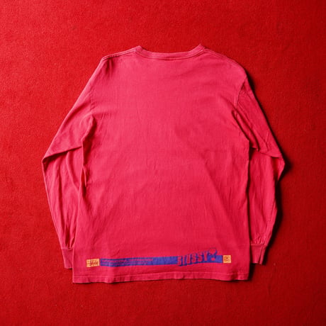 90s Old Stussy Printed LS T-Shirt made in USA