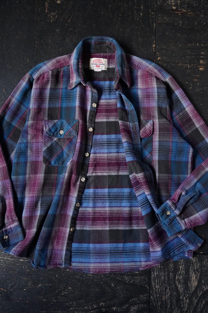 Levi's Alaska Heavy Flannel Shirt (90-00s L mad Levi's Alaska Heavy Flannel Shirt (90-00s L mad