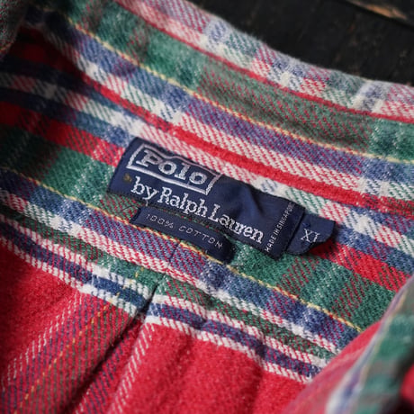 Polo Ralph Lauren Heavy Flannel Shirts (90-00s XL)