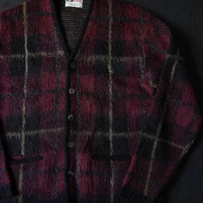 トップス 60s vintage Revere mohair zipup cardigan 60s vintage Revere mohair zipup cardigan