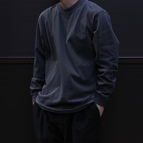 gm. Emb. L/S Tee - Garment Dye