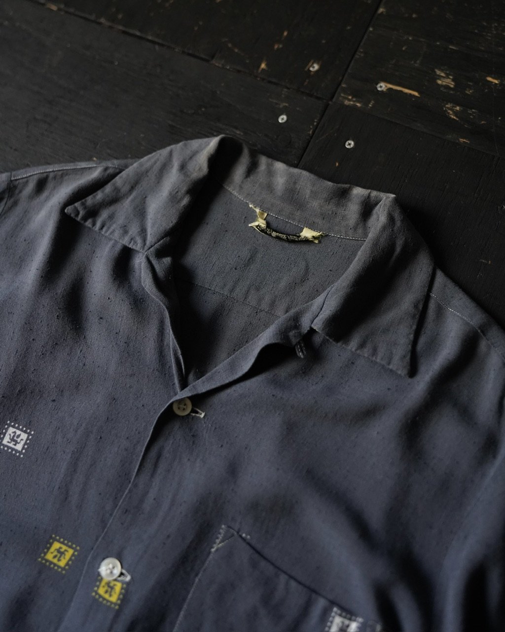 Single Needle Tailoring Open Collar Shirt （50s