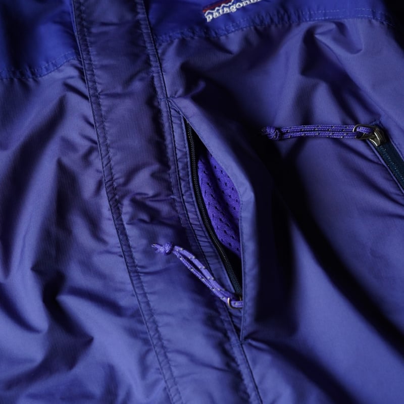 [名作]Patagonia エッセンシェルジャケット 2001年製 刺繍タグ パタゴニア エッセンシェルプルオーバー (S) レアカラー 2001 年