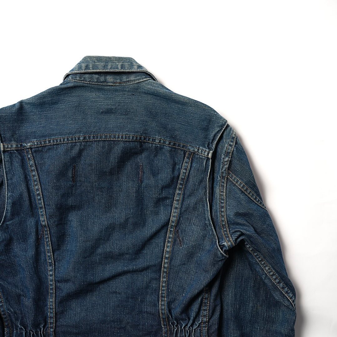 60s Wrangler 77mjz 44 縦ベル 縦ベル］60's wrangler”77MJZ”COTTON TWILL JACKET | Pay ID