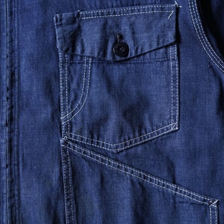 [special] 50s Vintage Denim Zip Work Jacket
