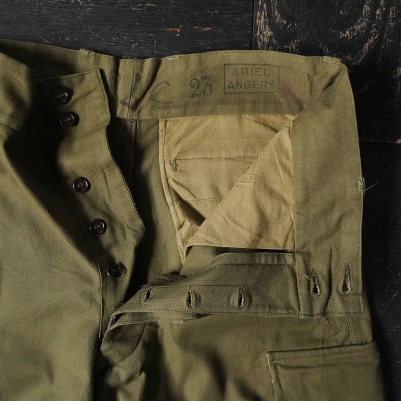 French Army M47 Pant (40-50s W33 前期モデル) | globu