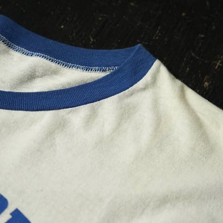 USAF Printed Ringer T-Shirt (70s about L )