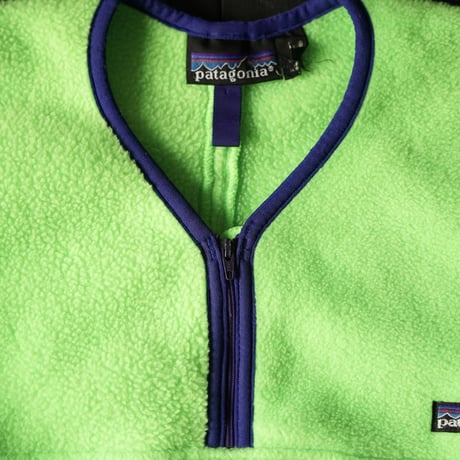 Patagonia Quarter Zip Fleece Pullover(90s L made in USA)
