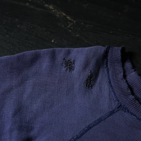 Vintage Half Sleeve Raglan Sweat (60s L Boro&Fade)