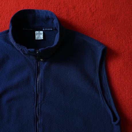 made in USA Eddie Bauer Zipped Fleece Vest