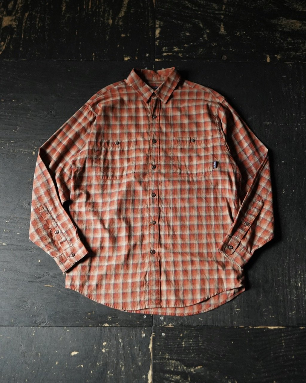 Patagonia Organic Cotton Plid Shirt (90s S made