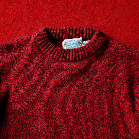 made in USA Royal North Mills Melange Crew Neck Sweater
