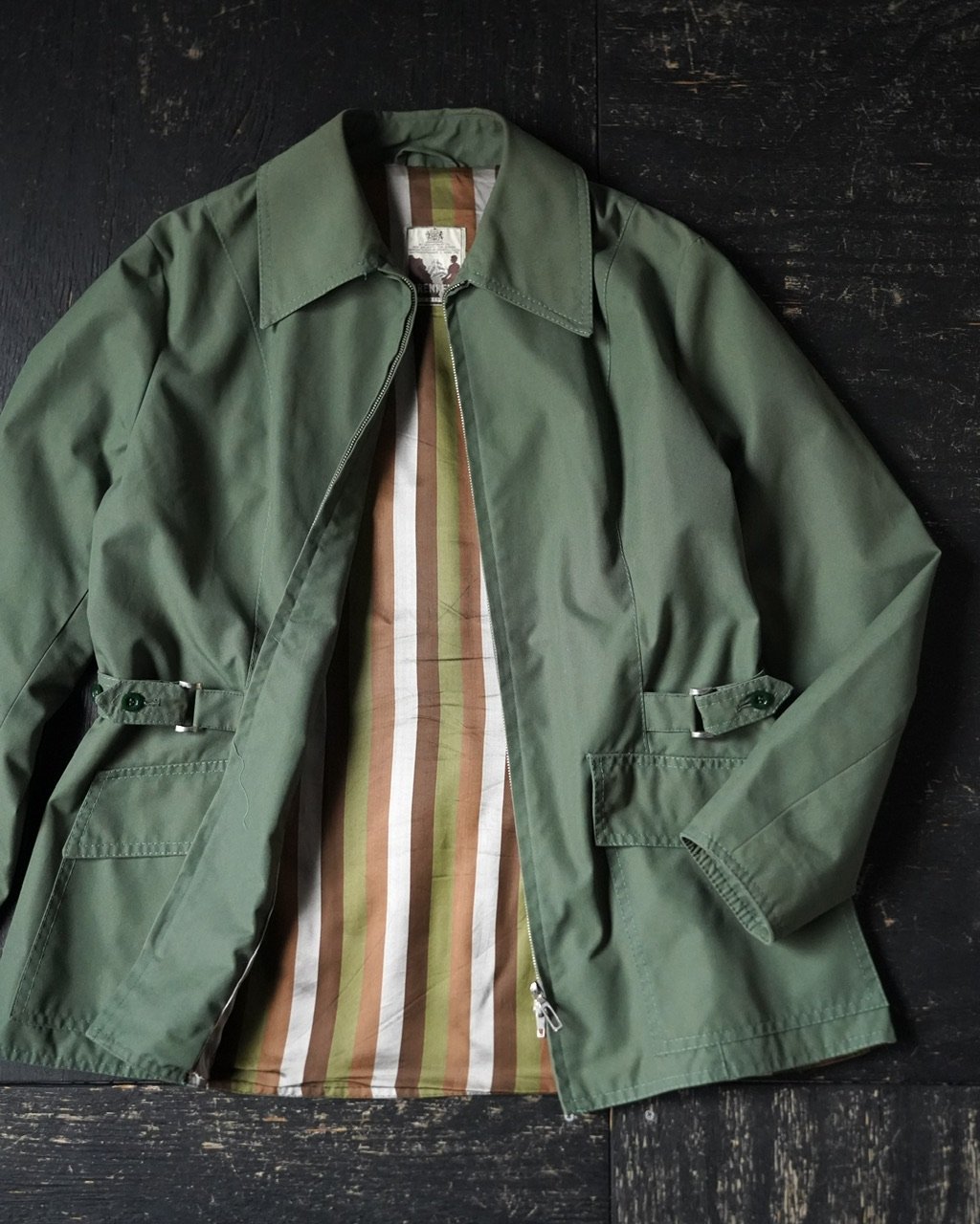 Grenfell Cotton Zip Jacket (60s 40 山タグ) | glob