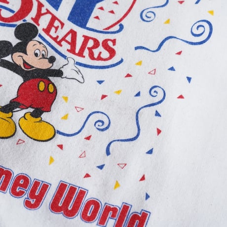 Disney Printed Crew Sweat (80s M made in USA)