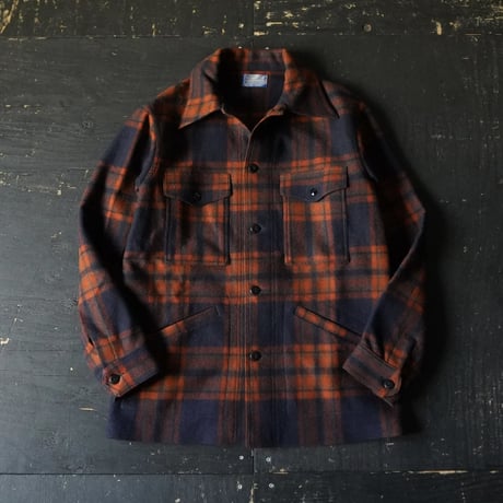 Pendleton Wool Shirt Jacket (70-80s M made in USA)