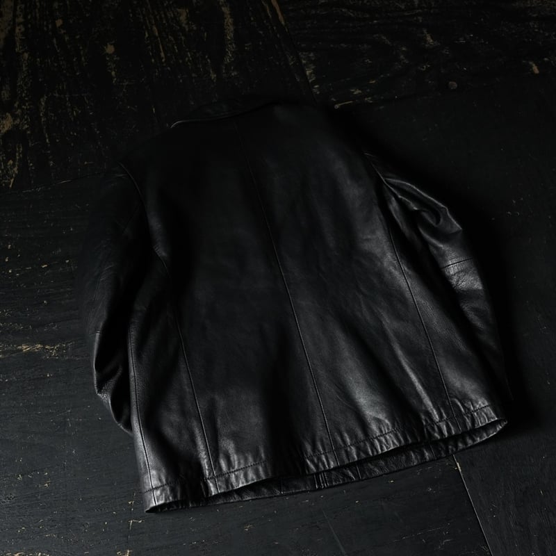 あ*ら様 Stone  ブラック　ロングジャケット　90s 00s kiryuyrik - LongJacket / ロングジャケットストレッチXL