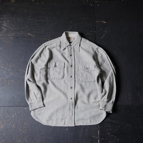 Five Brother Wool Flannel Shirt (50s M made in USA)