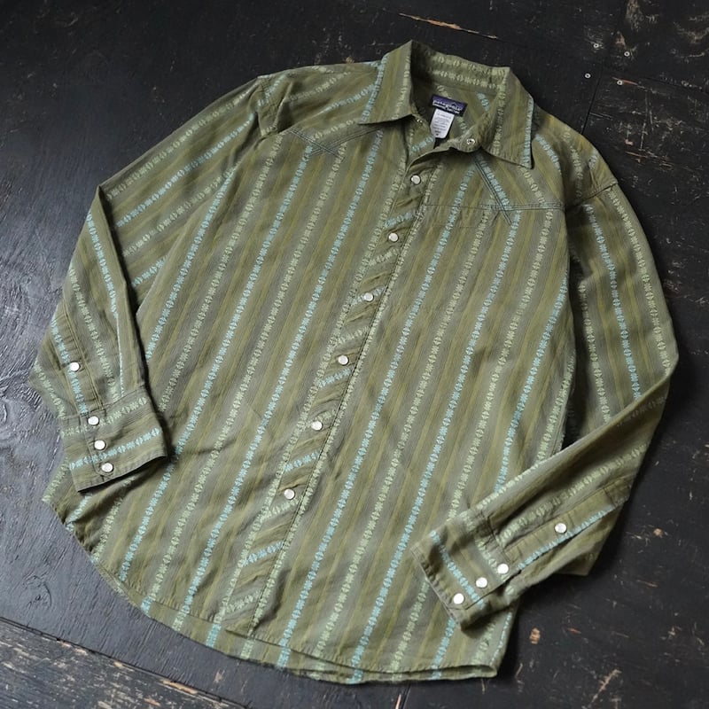 Patagonia Rhythm HighBall Snap Shirt (00s M) |
