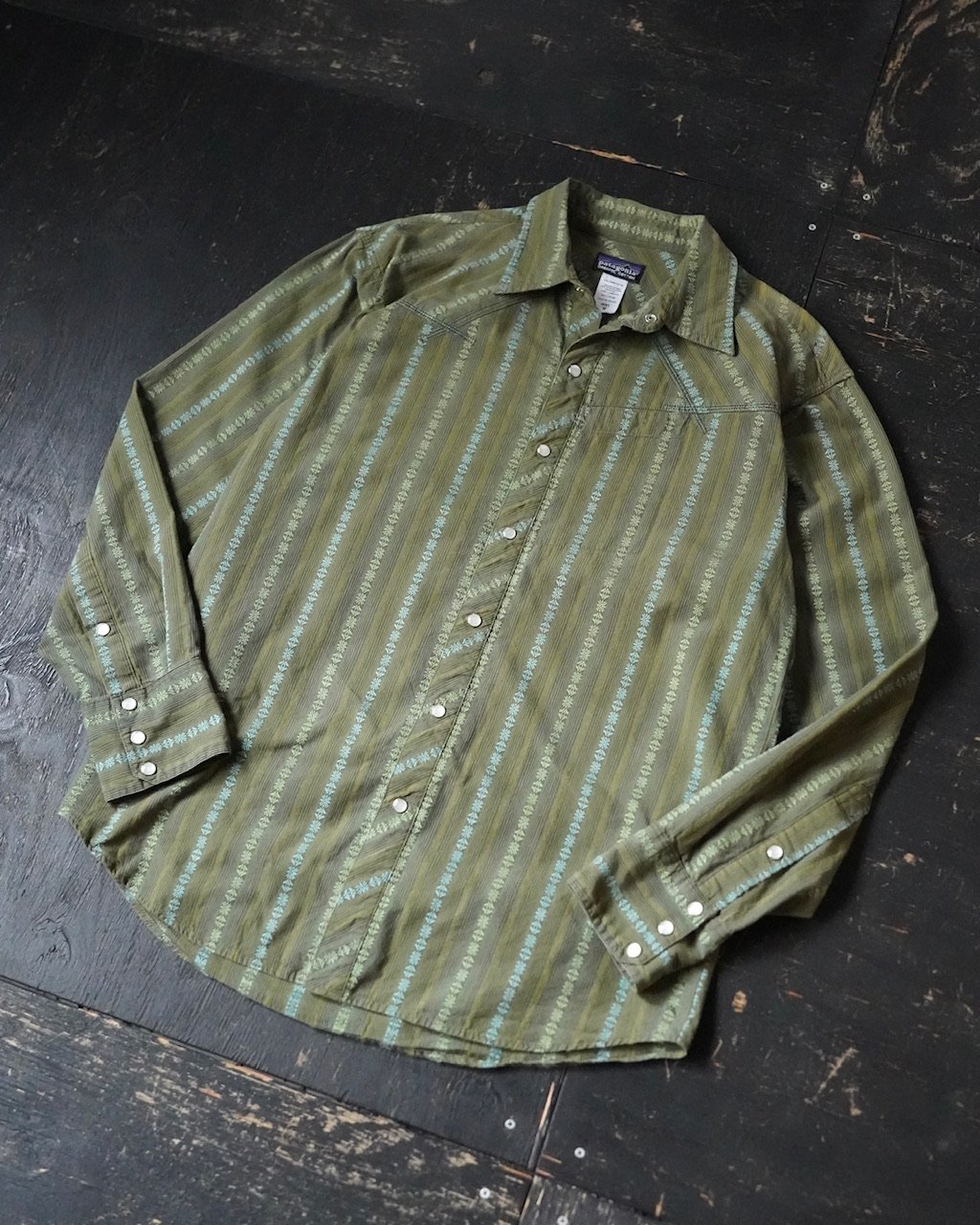 Patagonia Rhythm HighBall Snap Shirt (00s M) |