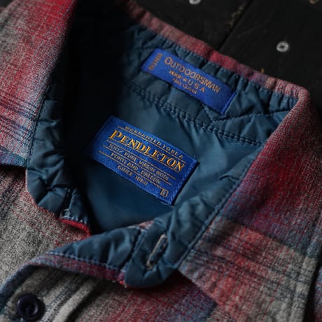 Pendleton Wool Shadow Plaid Shirt (L made in USA)