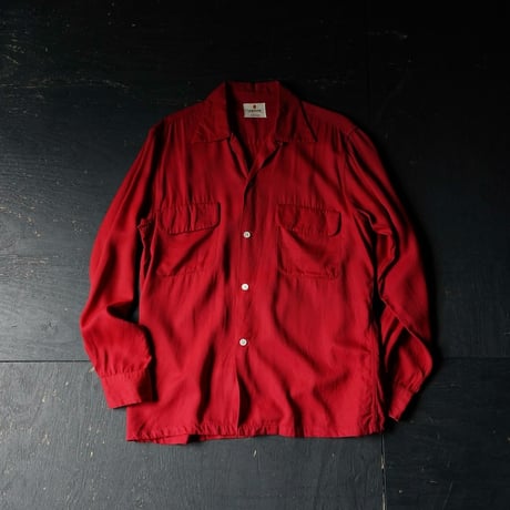 Arrow Rayon Gabadine Shirt (50-60s made in USA 極上)