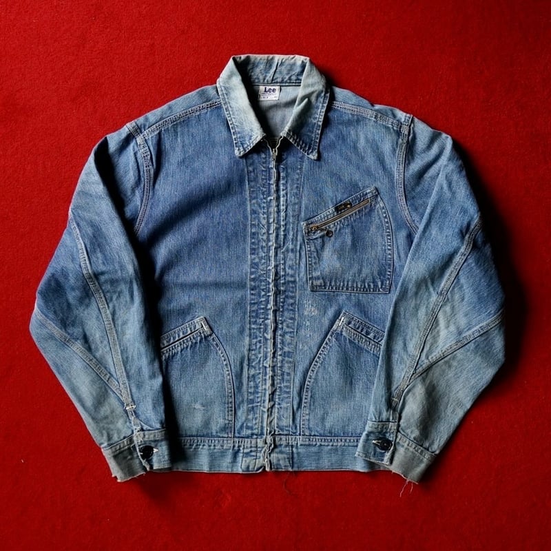 50s Lee 91-B Denim Work Jacket | globule mag. 50s Lee 91-B Denim Work Jacket | globule mag.