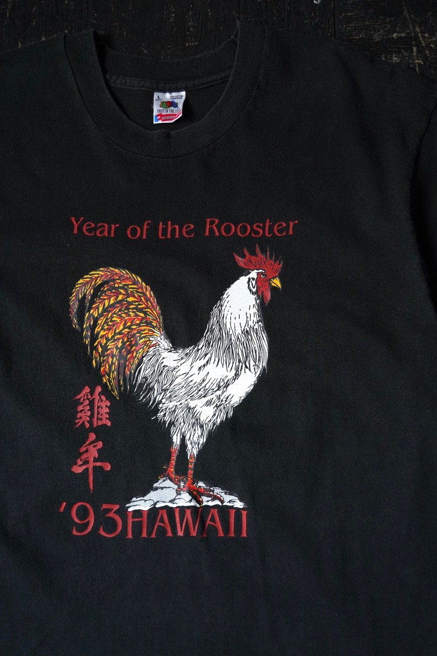 Fruit of the Loom Printed T-Shirt (90s L made i