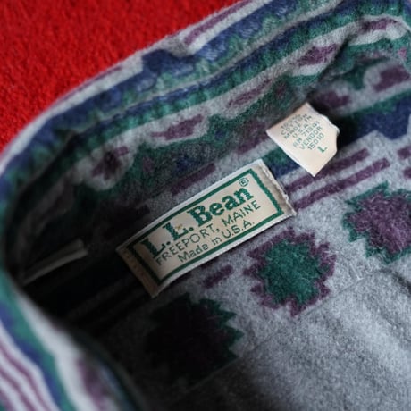 80s L.L. Bean L/S Shirt - Native Stripe