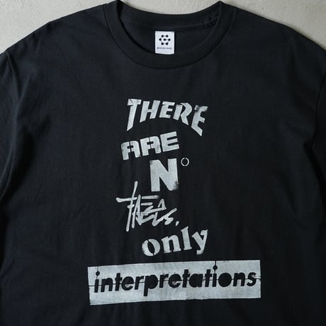 Yoshinori Kato × globule mag. Dual Hand Printed T-Shirt / No Facts