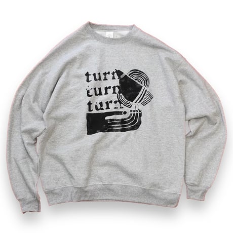 Yoshinori Kato × globule mag. Dual Hand Printed Crew Neck Shirt  - Turn Turn Turn