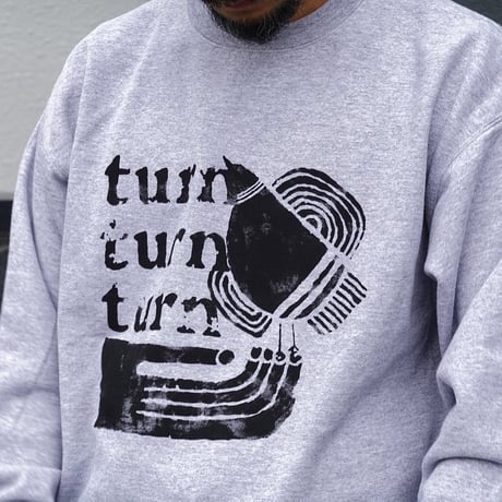 Yoshinori Kato × globule mag. Dual Hand Printed Crew Neck Shirt  - Turn Turn Turn