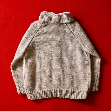 unknown Vintage Zipped Cowichan Sweater