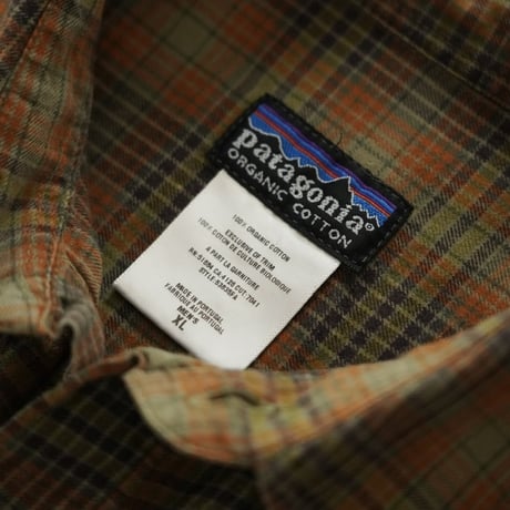 Patagonia Organic Cotton Plaid Shirt (XL made in Portugal)