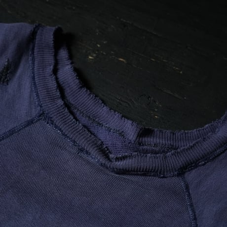 Vintage Half Sleeve Raglan Sweat (60s L Boro&Fade)