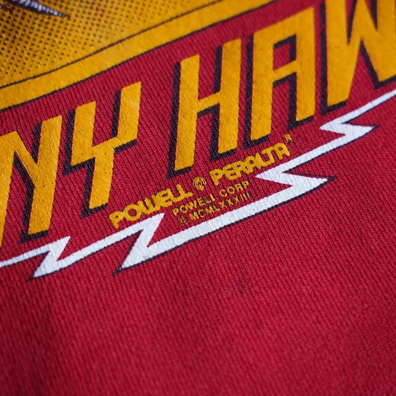 80s POWELL PERALTA Tony Hawk Crew Sweat | globu 80s POWELL PERALTA Tony Hawk Crew Sweat | globu