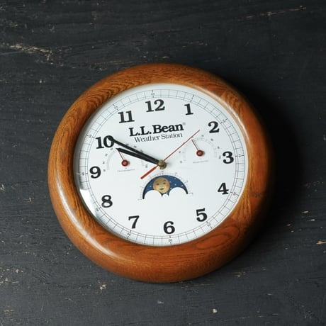 L.L.Bean Bean's Weather Station Clock