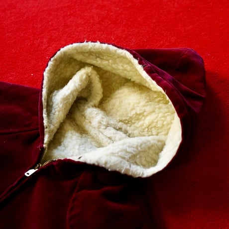 Vintage Velour Hooded Parka