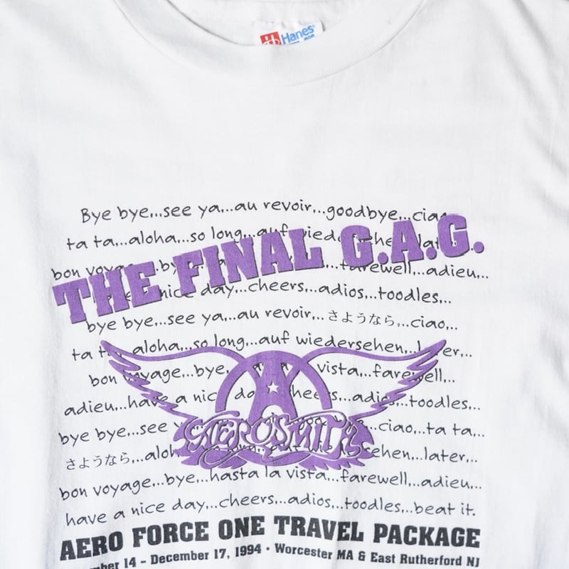Aero Smith Print T-Shirt (90s XL made in USA) |
