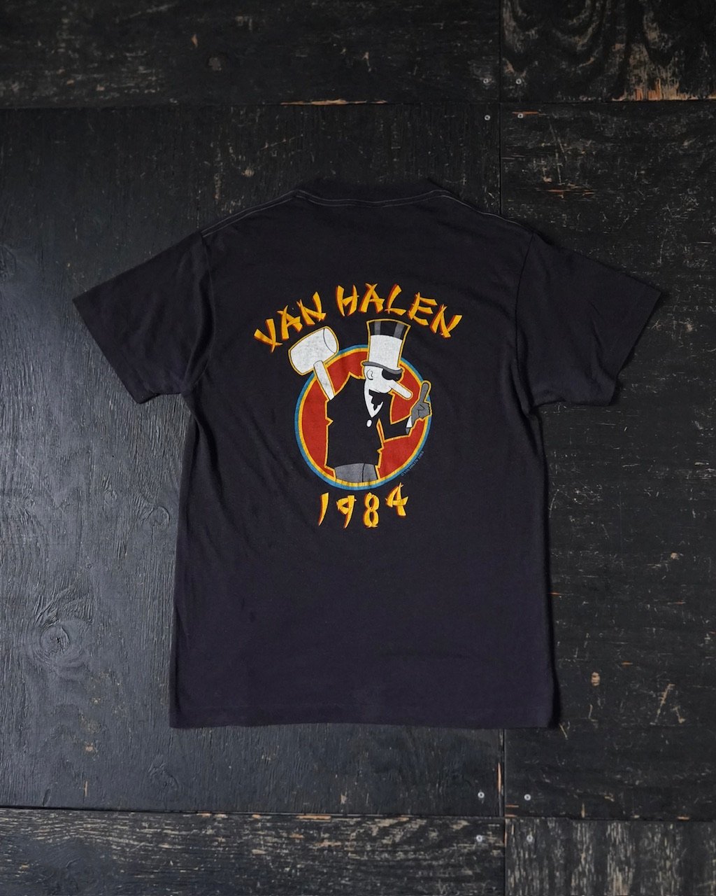 VAN HALEN ビンテージオリジナルティーシャツ Van Halen Printed T-Shirt (80s L made in USA) |