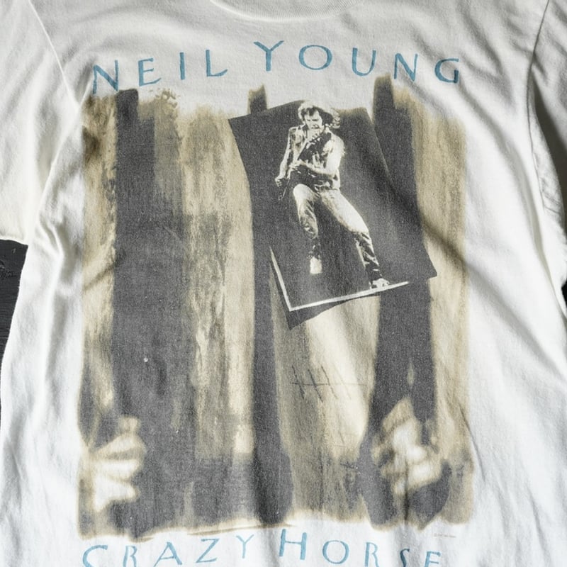 Neil Young / Crazy Horse Printed T-Shirt (80s a